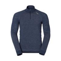 Odlo Revolution TW X-Warm Shirt l/s Turtle Neck 1/2 Zip Men navy new melange