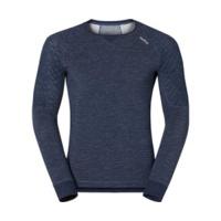 odlo revolution tw x warm shirt ls men navy new melange