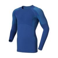 odlo shirt ls crew neck evolution x warm men 180832 mazarine blue dres ...