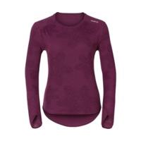 Odlo Vallée Blanche Warm Shirt l/s Women bordeaux