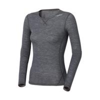 odlo revolution warm long sleeve crew neck women 110151 grey melange