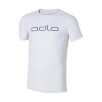 odlo shirt ss crew neck logo line men 140822 white