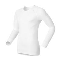 Odlo Shirt l/s Crew Neck Cubic Men white