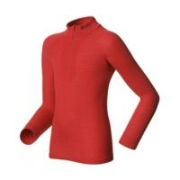 Odlo Shirt l/s Turtle Neck 1/2 Zip Warm Kids formula one