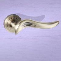 OE-144-MAB Oxford Old English Lever on Rose - Matt Antique Brass