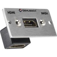 oehlbach 8808 pro in hdmi elbow multimedia tray