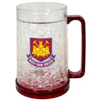 Official West Ham United Fc Home Style Plastic Freezer Tankard
