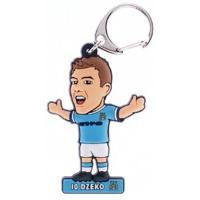 official manchester city fc edin dx17eeko number 10 pvc keyring