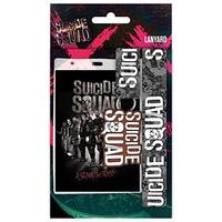 official suicide squad lanyard keyring