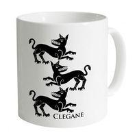 official game of thrones house clegane sigil mug
