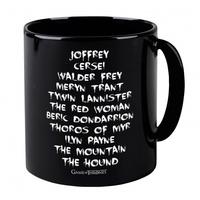 Official Game Of Thrones Arya\'s List Mug