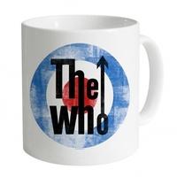 official the who mug target logo distressed
