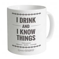 Official Game Of Thrones I Know Things Quote Mug