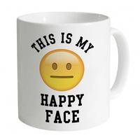 Official Two Tribes This Is My Happy Face Emoji Mug