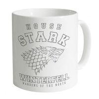 official game of thrones stark collegiate mug