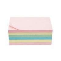 Office Extra Sticky Re-Move Notes Pad of 90 Sheets 76x127mm 4 Assorted