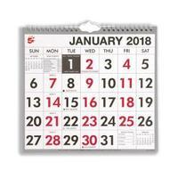 office 2018 wall calendar wire bound month to view 939522