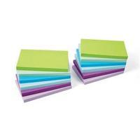 Office 76x127mm Re-move Sticky Notes 6 NeonPastel Colours 100 Sheets