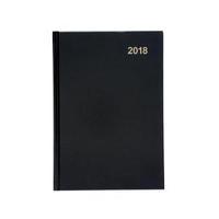 Office 2018 Diary Week to View A5 Black 939506