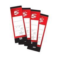Office Spine Labels for Lever Arch File 4 per Sheet 194x62mm 400