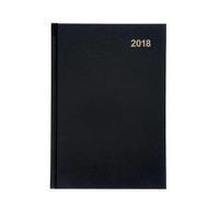 Office 2018 Diary Day to Page A5 Black 939486