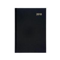 Office 2018 Diary 2 Days to Page A5 Black 939444