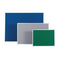 Office Felt Noticeboard with Fixings and Aluminium Trim W900xH600mm