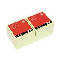 office re move notes repositionable pad of 100 sheets 76x76mm yellow