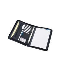 Office A4 Zipped Conference Ring Binder Capacity 40mm Leather Look