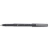 Office Rollerball Pen Fine 0.5mm Tip 0.3mm Line Black Pack 12 330194