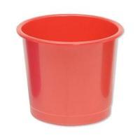 Office Waste Bin Polypropylene 14 Litres D304xH254mm Red 330887