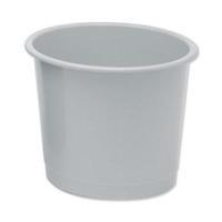 Office Waste Bin Polypropylene 14 Litres D304xH254mm Grey 330895