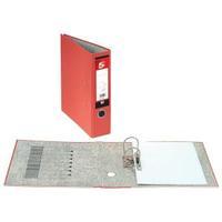 office foolscap lever arch file 70mm red pack 10 332888