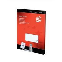 Office Multipurpose Labels Laser 18 per Sheet 63.5x46.6mm White 1800