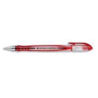 Office Grip Ball Pen 1.0mm Tip 0.4mm Line Red Pack of 20 423938