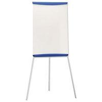 Office Flipchart Easel with W670xH990mm Board W700xD82xH1900mm Blue