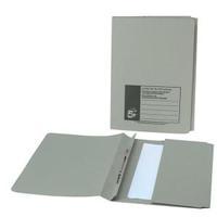 Office Flat File with Pocket Recycled Manilla 285gsm 38mm Foolscap