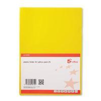 Office A4 Folder Cut Flush Polypropylene Copy-safe Translucent 120