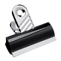 office grip clips metal width 70mm black pack 10 478906