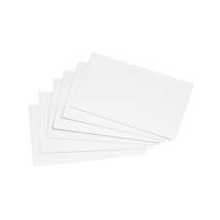 Office Record Cards Blank 5x3in 127x76mm White Pack 100 502462