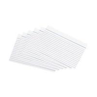 Office Record Cards Ruled Both Sides 6x4 inch 152x102mm White Pack 100