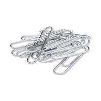 Office Paperclips Metal Large 33mm Plain Pack 10x100 503352