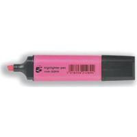 Office Highlighter Chisel Tip 1-5mm Line Pink Pack 12 552919
