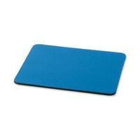 Office Mouse Mat with 6mm Rubber Sponge Backing W248xD220mm Blue