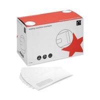 Office DL Mail Machine Envelopes Gummed Window 90gsm White Pack 500