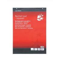Office A1 Flipchart Pad Perforated 40 Sheets Feint 20mm Squared Pack