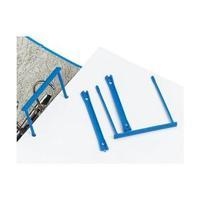 office filing clip polypropylene blue pack 10 903105