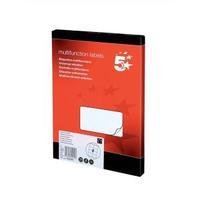 Office Multipurpose Labels Laser 8 per Sheet 105x71mm White 800 Labels