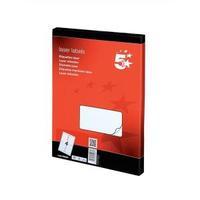 Office Multipurpose Labels Laser 4 per Sheet 139x99.1mm White 400