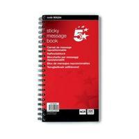 Office Telephone Message Book Wirebound Carbonless Sticky 320 Notes 80